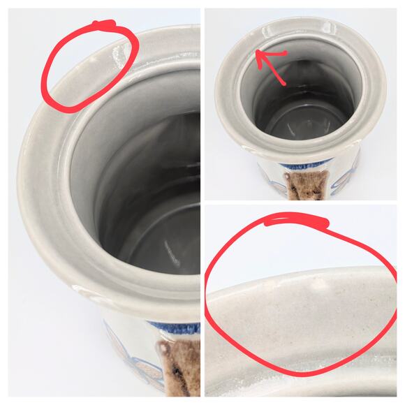 Metlox Bandero Coffee Pot Lidded Ceramic Pottery Kettle 1970s Flower Pattern - Picture 6 of 9